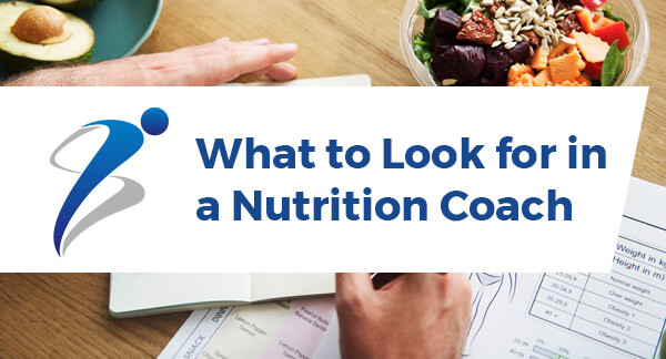 "What to Look for in a Nutrition Coach" hands filling out health assessment